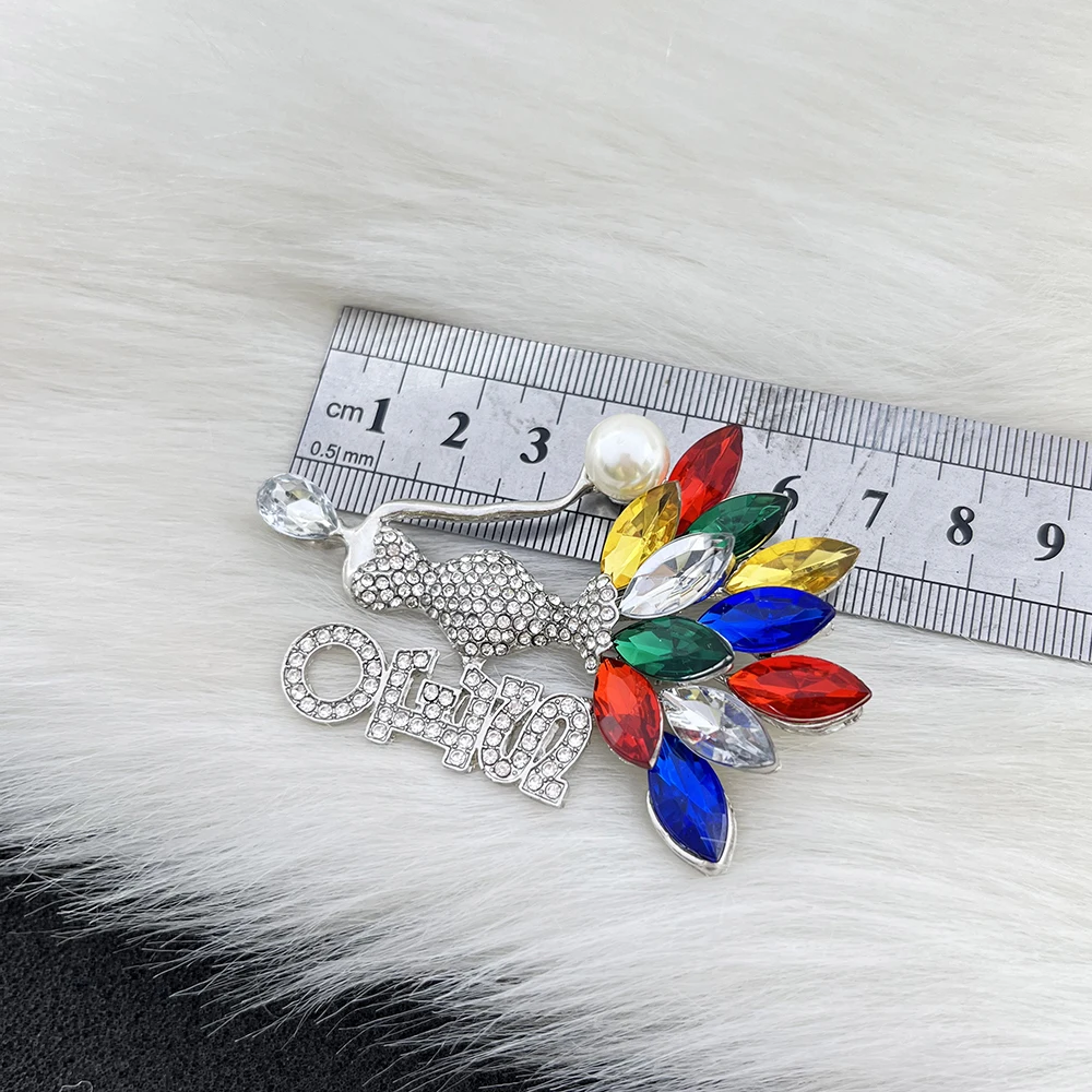 Handmade Star Order Eastern Pin Sorority Greek Masonic Easter Star OES Brooch Organization Party Jewelry