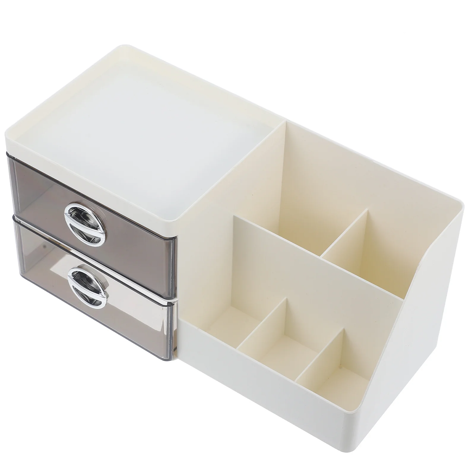 Drawer Style Makeup Storage Box Clear Organizer Multifunction Desk Storage Holder for Vanity Bedroom Dorm
