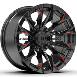 DX411 New Design Car Alloy Wheel 16 17inch Rim 6X139.7 Flow Formed For Off-road Cars and Pickup Truck