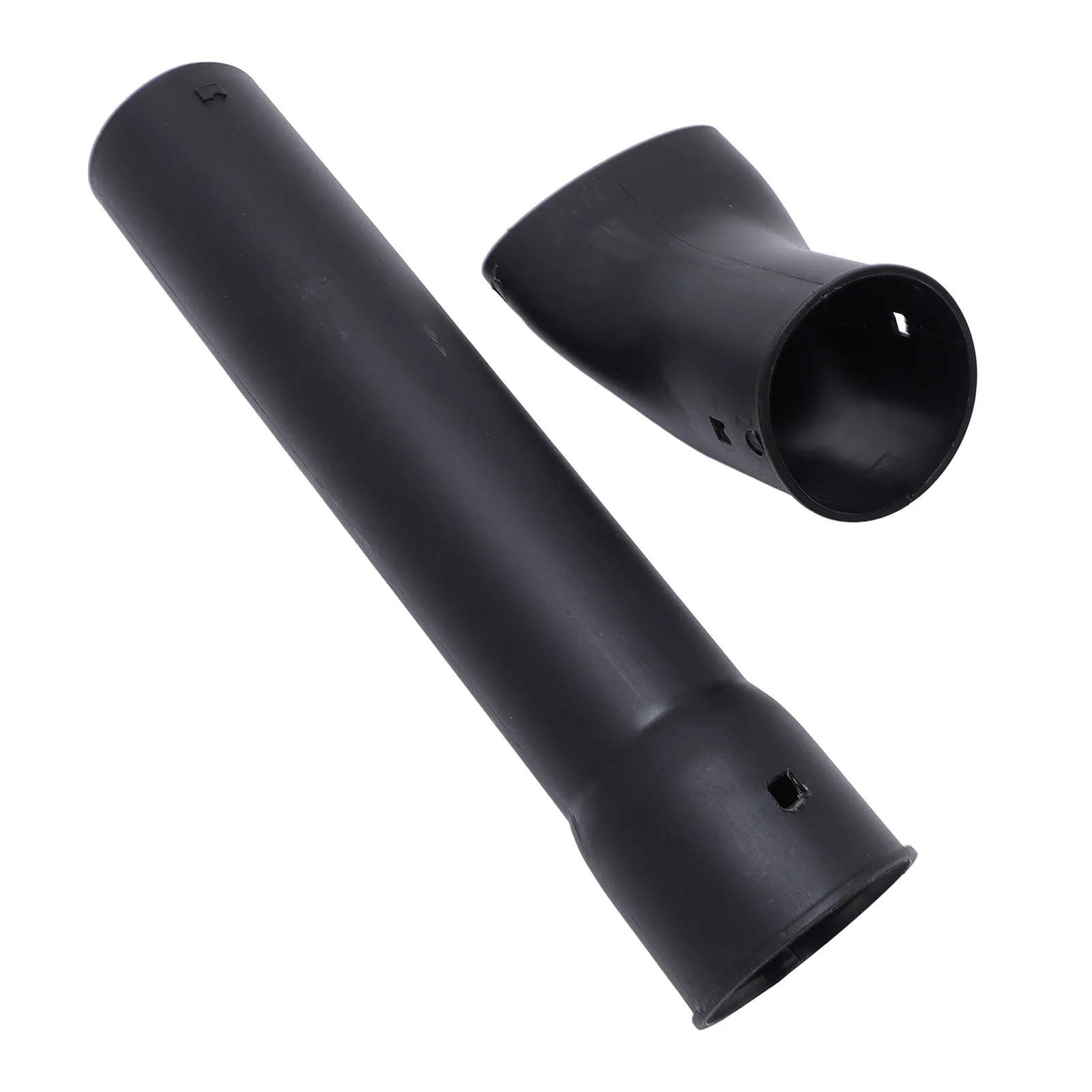 Hand Held Blower Nozzle Leaf Blower Nozzles ABS Flat End Multifunctional Handheld Car Drying Nozzle Attachments for Yard Garden