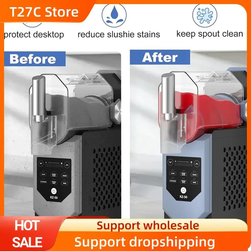 

T27C Replacement Accessory Kit For Ninja Slushie FS301& FS300 Includes Anti-Slip Mat, Detachable Shields, Spout Cover Lid