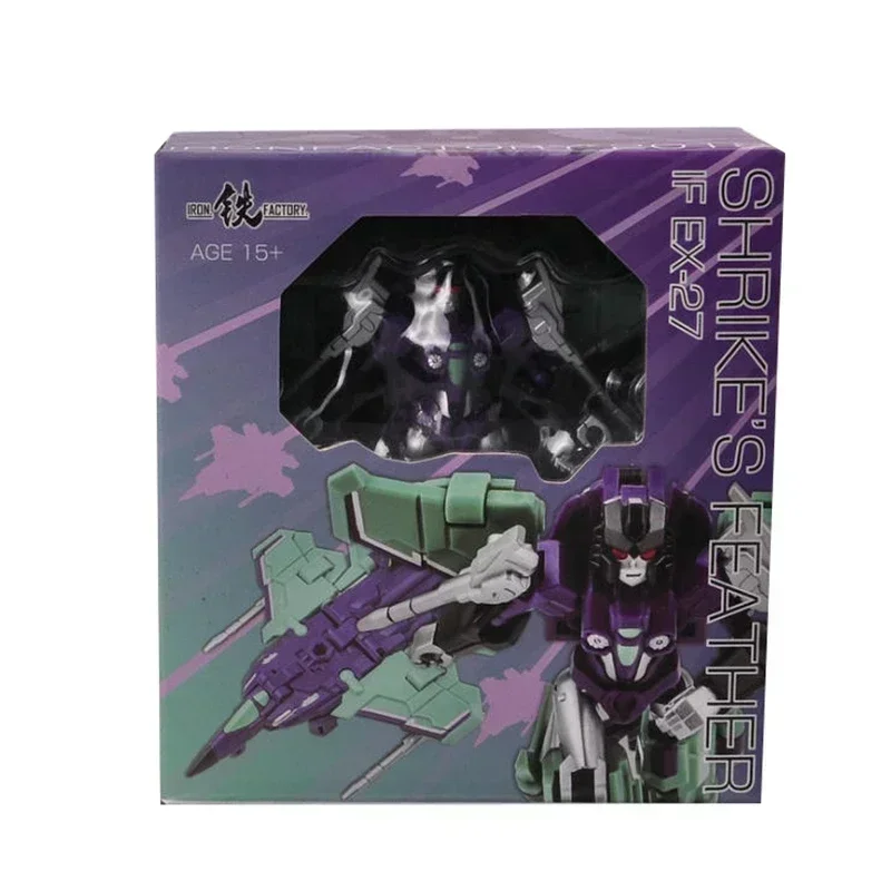 

В наличии IronFactory EX-27 IF-EX27 Shrike's Feather Slipstrea Модель ABS 8,7 см Фигурка Коллекция игрушек Подарок