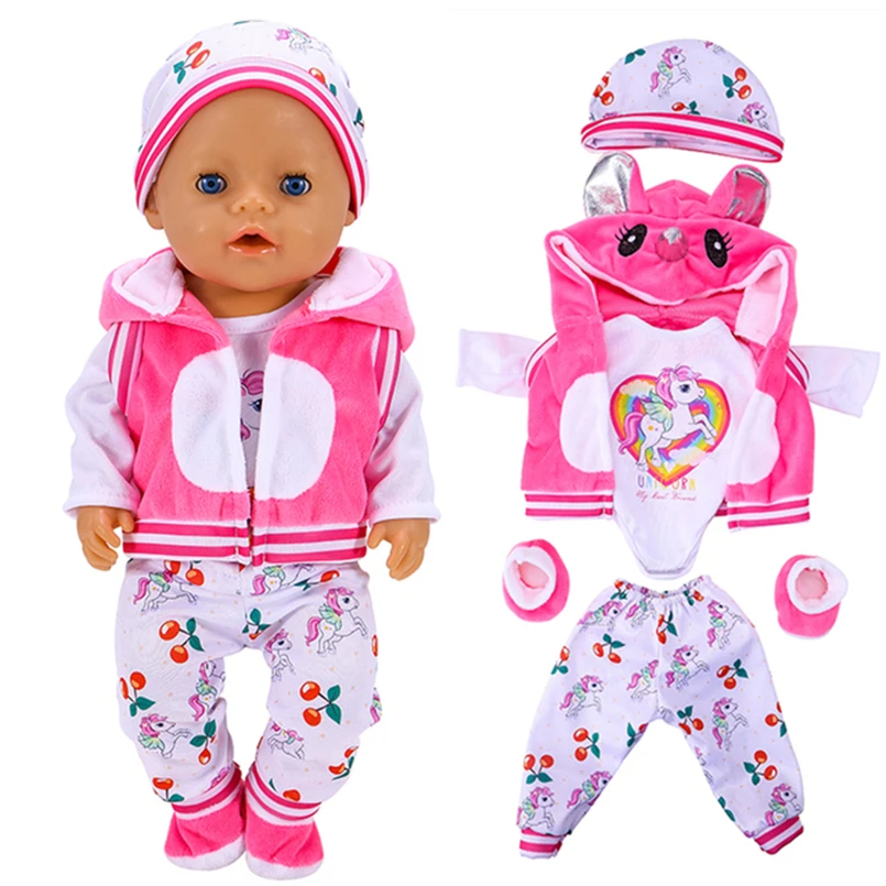 Baby Born Clothes 43 cm Doll Accessories Nenuco Clothing 17inch Doll Outfits New Born Baby Doll Accessories Reborn Dolls Clothes