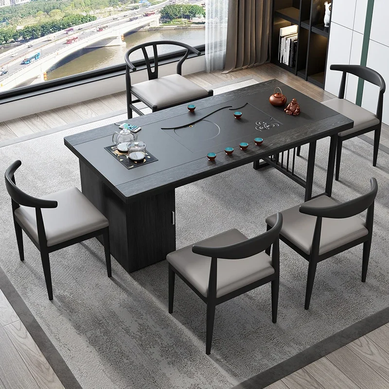 Wood Desk Tea Table Computer Tables Reception Desks for Home Office Supplies Desk Accessories Wood Furniture Chinese