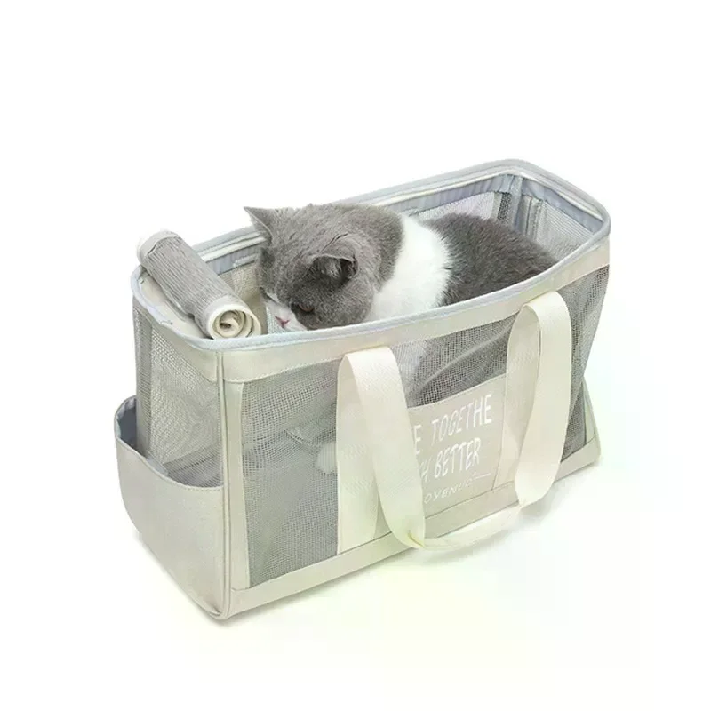 Sac à dos de transport portable pour animaux de compagnie, respirant en maille, pour chiens et chats de petite et moyenne taille, idéal pour les promenades et les voyages en extérieur