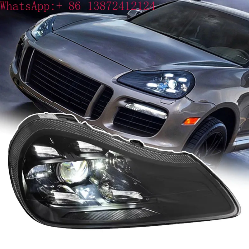 

Car Lights for Cayenne Headlight 2008-2010 Dynamic Signal Head Lamp LED Headlights Drl Lens Automotive Accessories