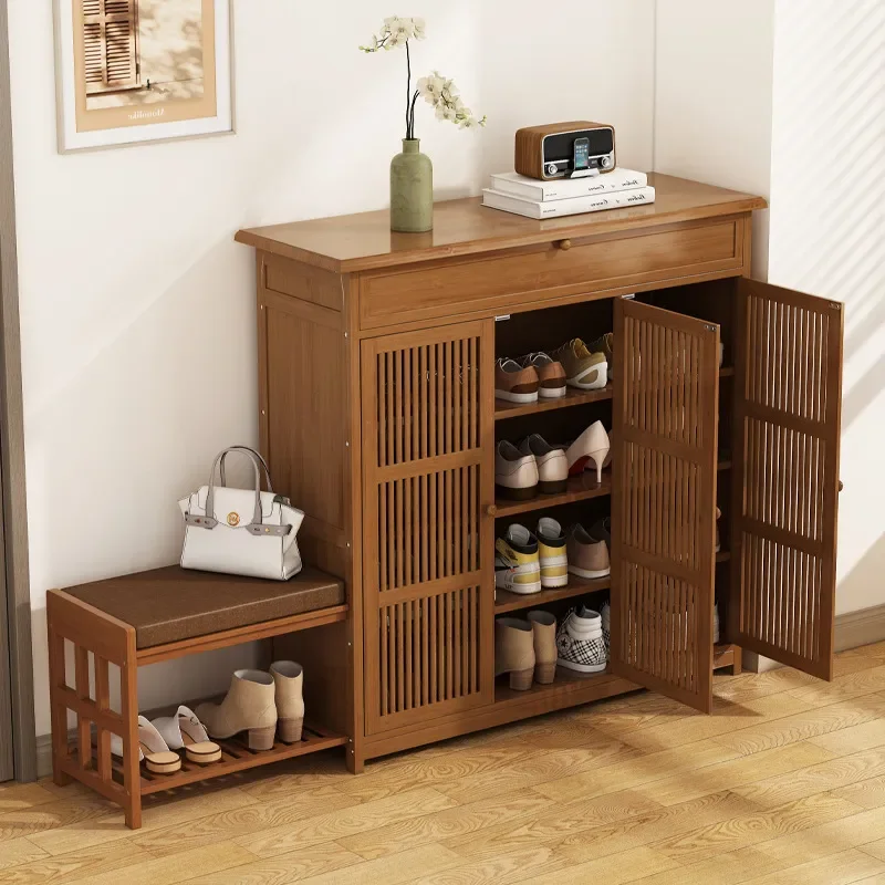 for Shoe Cabinet Simple Shoe Rack for Household Entrance Storage Space Saving Multi Layer Dust Proof for Dormitory Rental