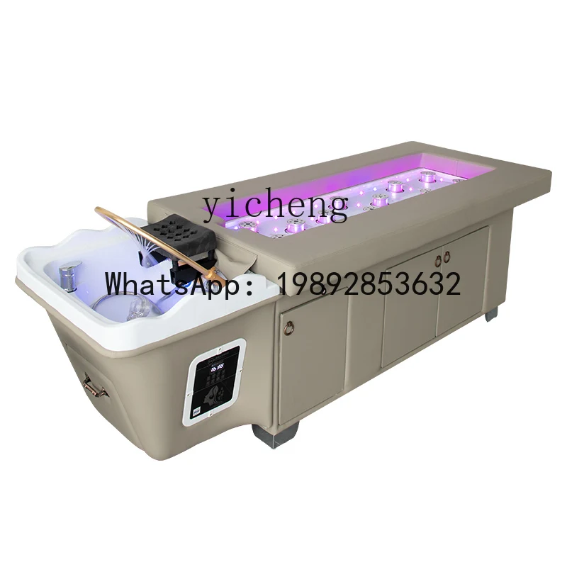 

BB Barber Shop Shampoo Chair Beauty Moxibustion Bed Water Circulation Head Therapy Physiotherapy Bed