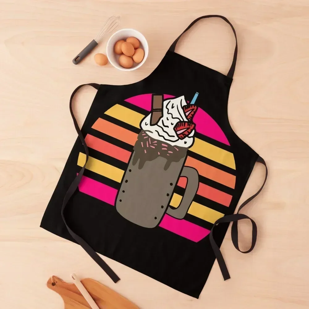

Chocolate milkshake with vanilla strawberry Apron Kitchen For Women Kitchen Chef Things For Home And Kitchen Apron