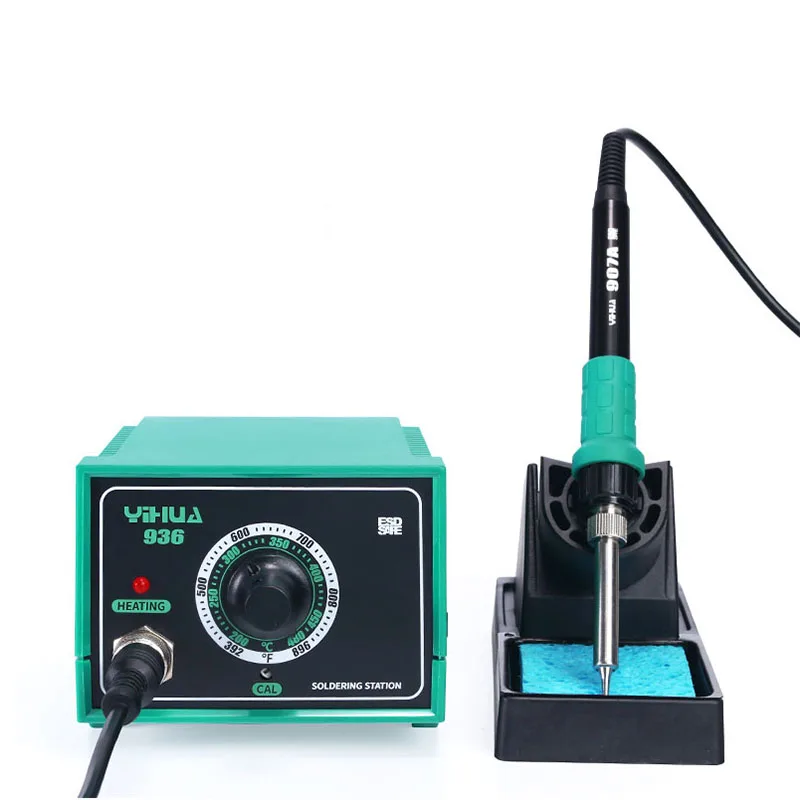 

220V-240V 936 Soldering Station Electric Iron Soldering Gun Rework Station Constant Temperature Digital Display 200-480℃