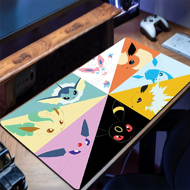 Exquisite Mouse Pad Large Anime Pokemon Gamer Keyboard Desk Mouse Mat Laptop Rubber Tapis Souris Gaming Notbook Popular Mousepad