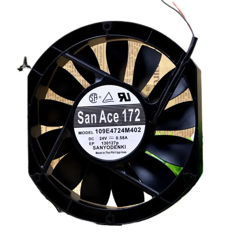 

SanyoSanyo 109E4724M402 24V 0.58a 17025 17CM Converter Cooling Fan