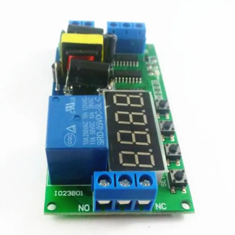 AliExpress NONE 1pcs IO23B01 AC 110V 220V Converter Multifunction Self-lock Relay PLC Cycle Timer Module Delay Time Switch