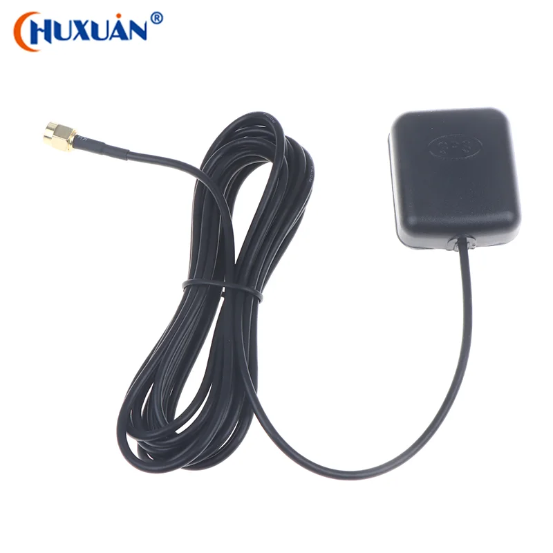 Car GPS Antenna SMA Connector 3 Meter Cable GPS Signal Antenna Receiver Auto Aerial Adapter For Car Navigation Camera Mp5 Player