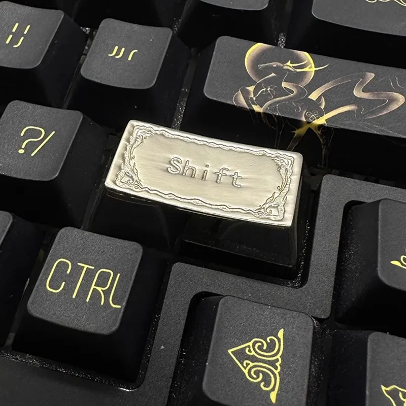 Metal Keycaps Copper Polished and Glossy Custom 1/1.25/1.75/2/2.25/2.75U Keycaps for Mechanical Keyboard Gamer Accessories Gift - Image 5