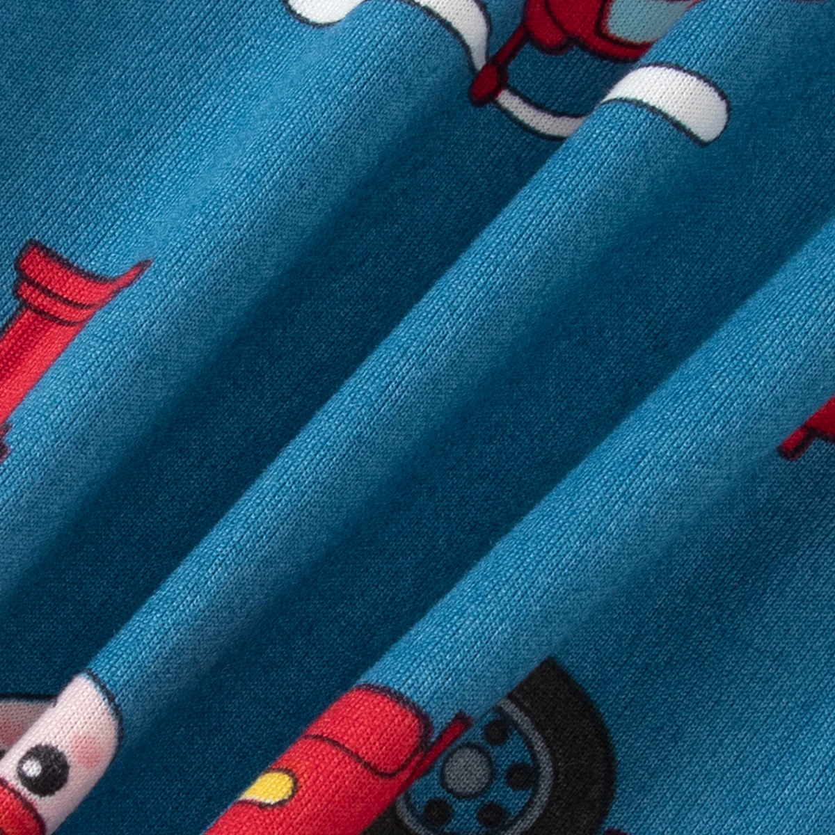 2/6-teiliges Sommer-Mode-Set für Kinder mit Aufdruck in Übergröße für Jungen, bequemes, kurzärmliges Oberteil mit Rundhalsausschnitt und weiche Hose – Detail 16