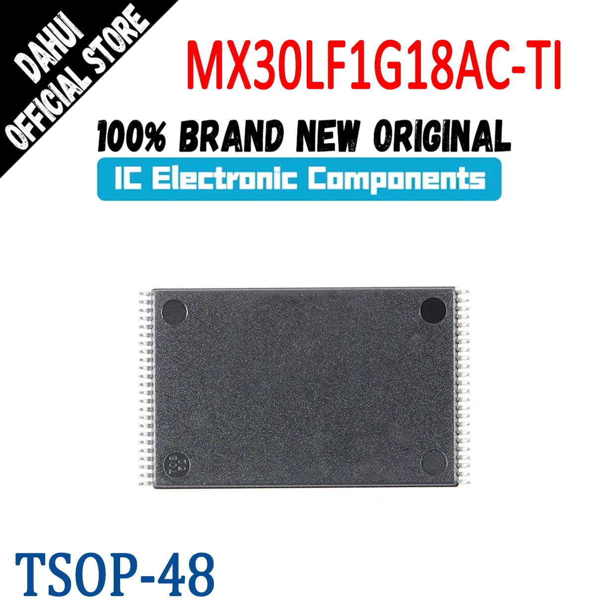 

MX30LF1G18AC-TI MX30LF1G18AC TSOP48 New Original Storage Chip IC