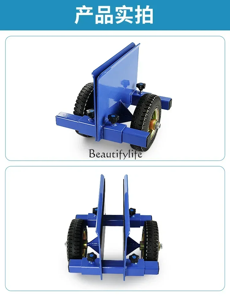 ld 38รถเข็นไม้อัดสองล้อประตูกระจกหินอ่อนและหน้าต่างประหยัดแรงงานการขนส่งเครื่องมือจัดการสิ่งประดิษฐ์