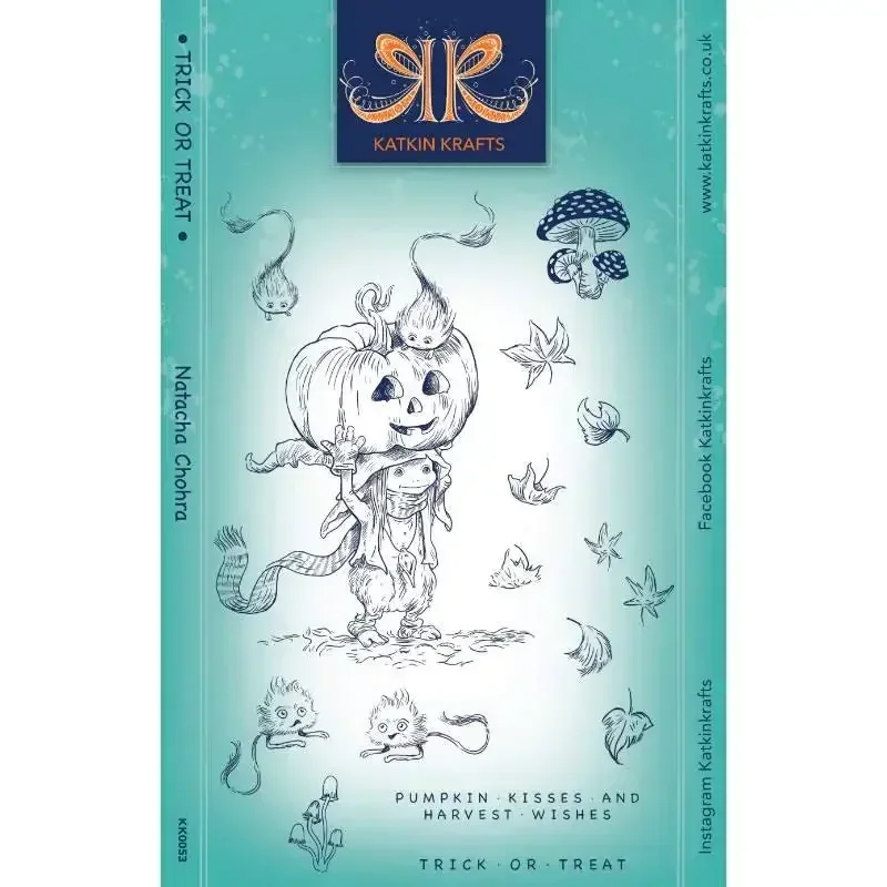 Trick or Treat 6 In X 8 In Halloween Clear Stamps No Dies Scrapbooking Materiales Silicone Stamp Album Card Craft Making Signet