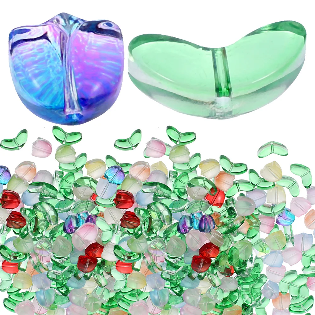 

120pcs Tulip Beads Jewelry Making Supplies Lightweight Glass Spacer Charms Craft Materials Necklace Earrings Bracelet for diy