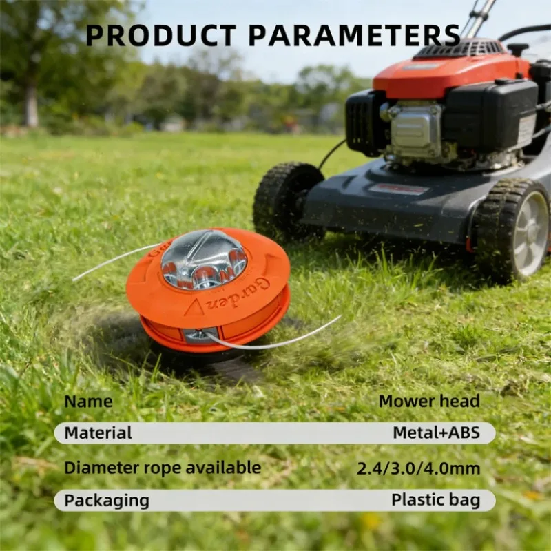 Universal Fit String Trimmer Bump Head Replacement Automatic Grass Cutting Head for Garden Brush Cutter Lawn Trimmer
