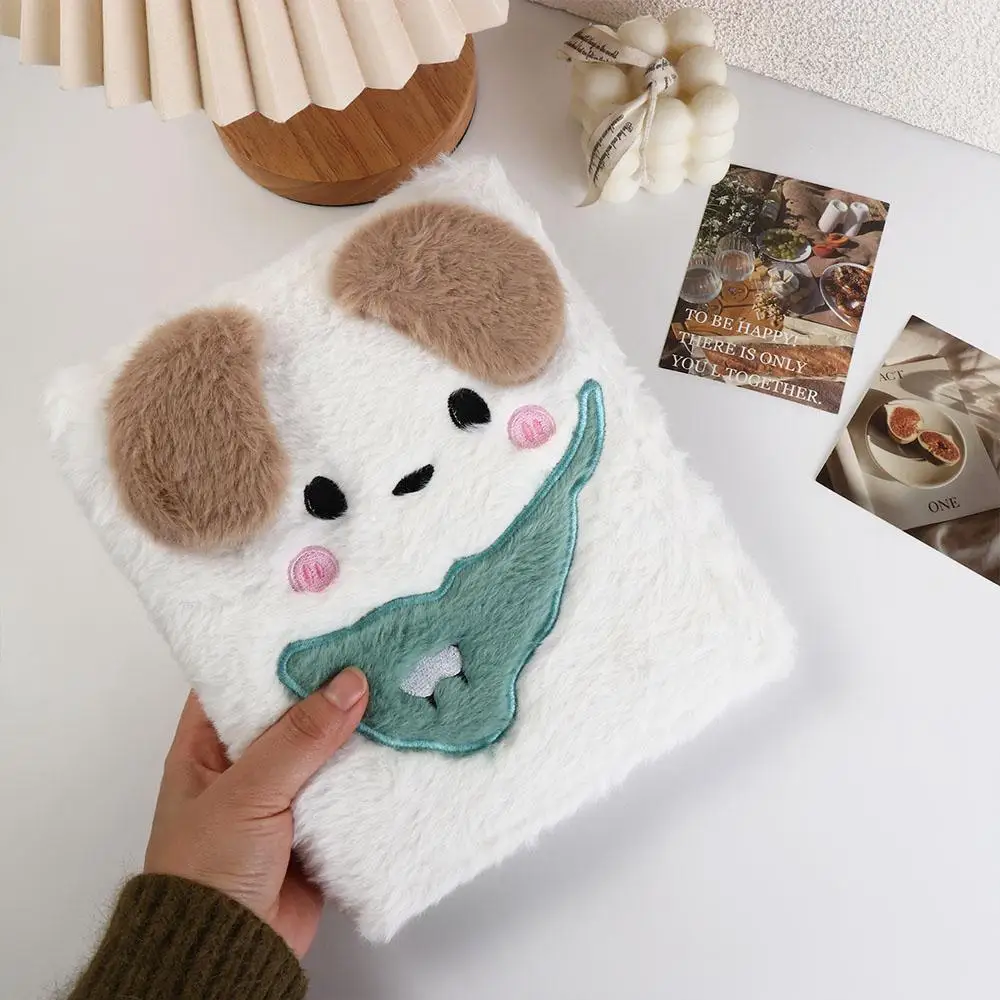 10pcs Plush Cartoon Plush a6 Photocard Holder Dog PVC Idol Photo Album Kawaii Inner Pages Photocards Collect Volume Notebook