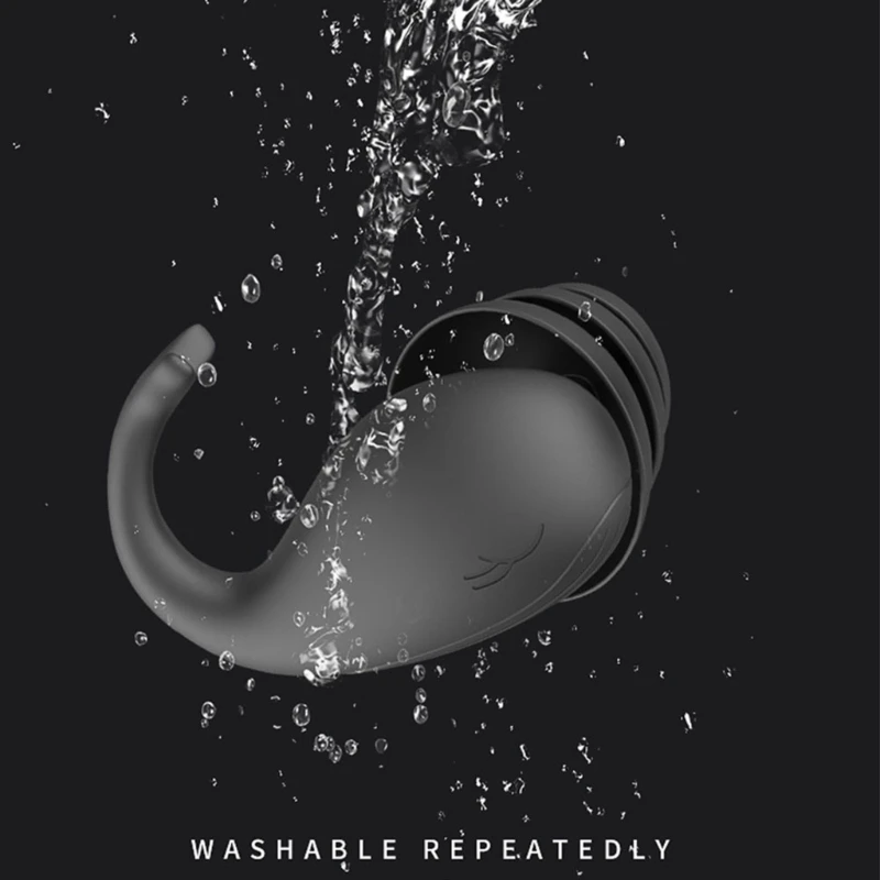 耳栓ドルフィン防音耳栓、サイレントノイズ低減睡眠いびき防止耳栓防水