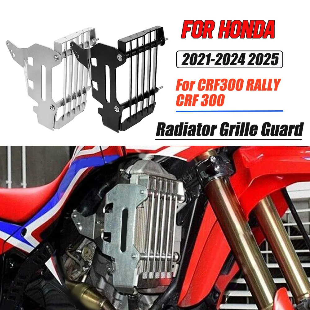 

Motorcycle Accessories Radiator Grille Cover Protection FOR HONDA CRF300 RALLY 2021 2022 2023 2024 Radiator Guard Protector