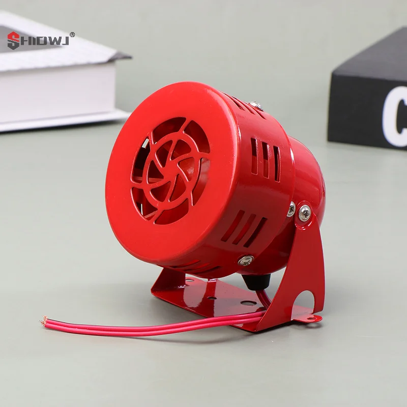 12V 110 DB Horn Speaker Alarm Sound Mini Electric Motor Driven Factory Vehicle Mini Fire Prevention Air Raid Siren Horn