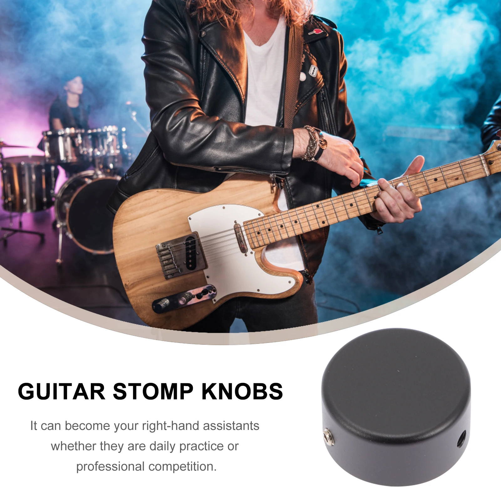 

Key Electric Guitar Foot Nail Cap Pedal Switch Caps Protective Knob Aluminum Alloy