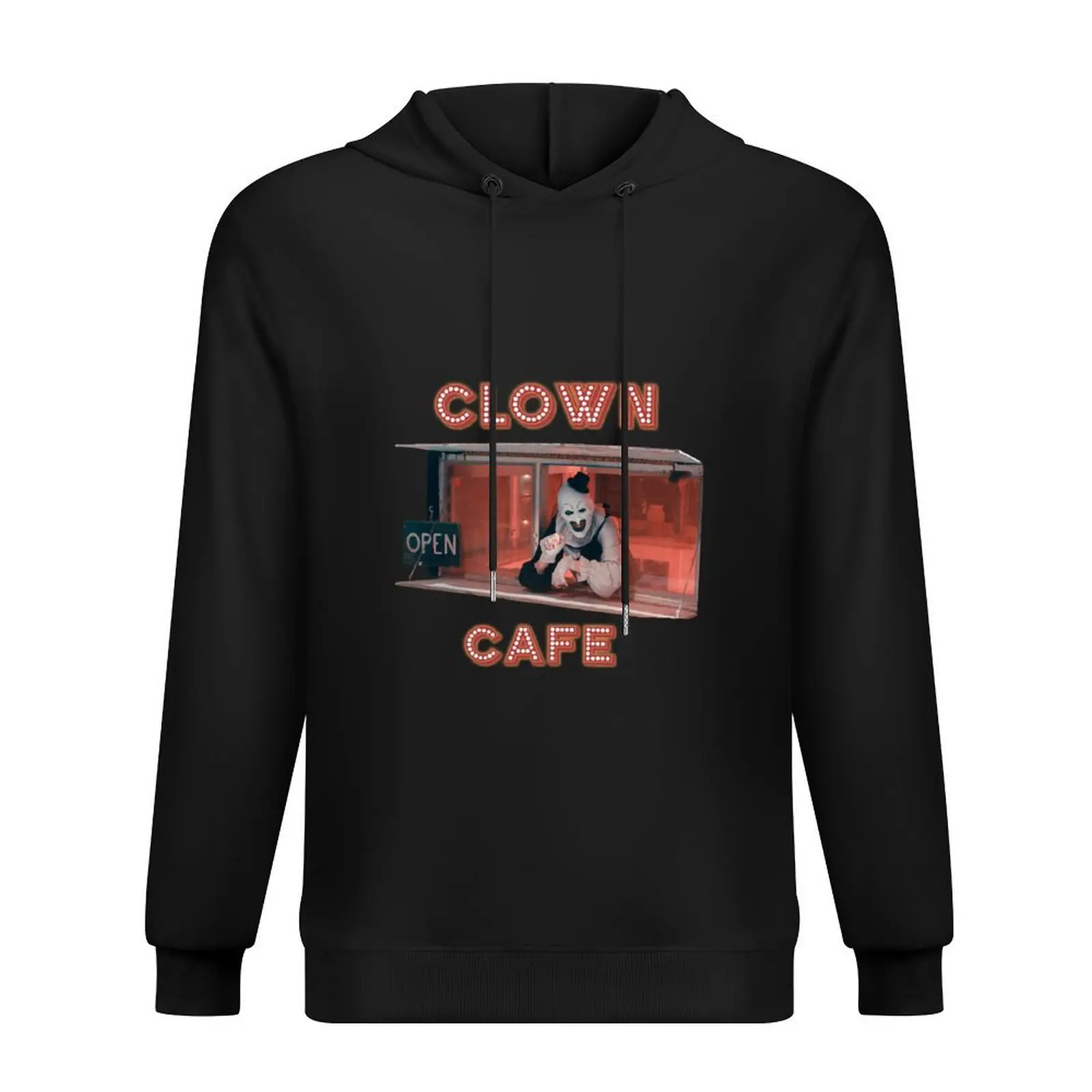 

Terrifier Clown Cafe Hoodie male clothes japanese style men wear mens clothes big size hoodie