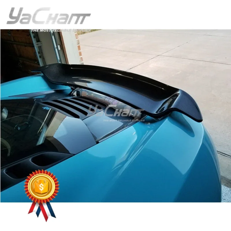 Car-Styling Dry Carbon Fiber Trunk Spoiler Fit For 2011-2014 MP4-12C Coupe & Spyder 650S VRS V-MC AERO Style Rear Spoiler Wing