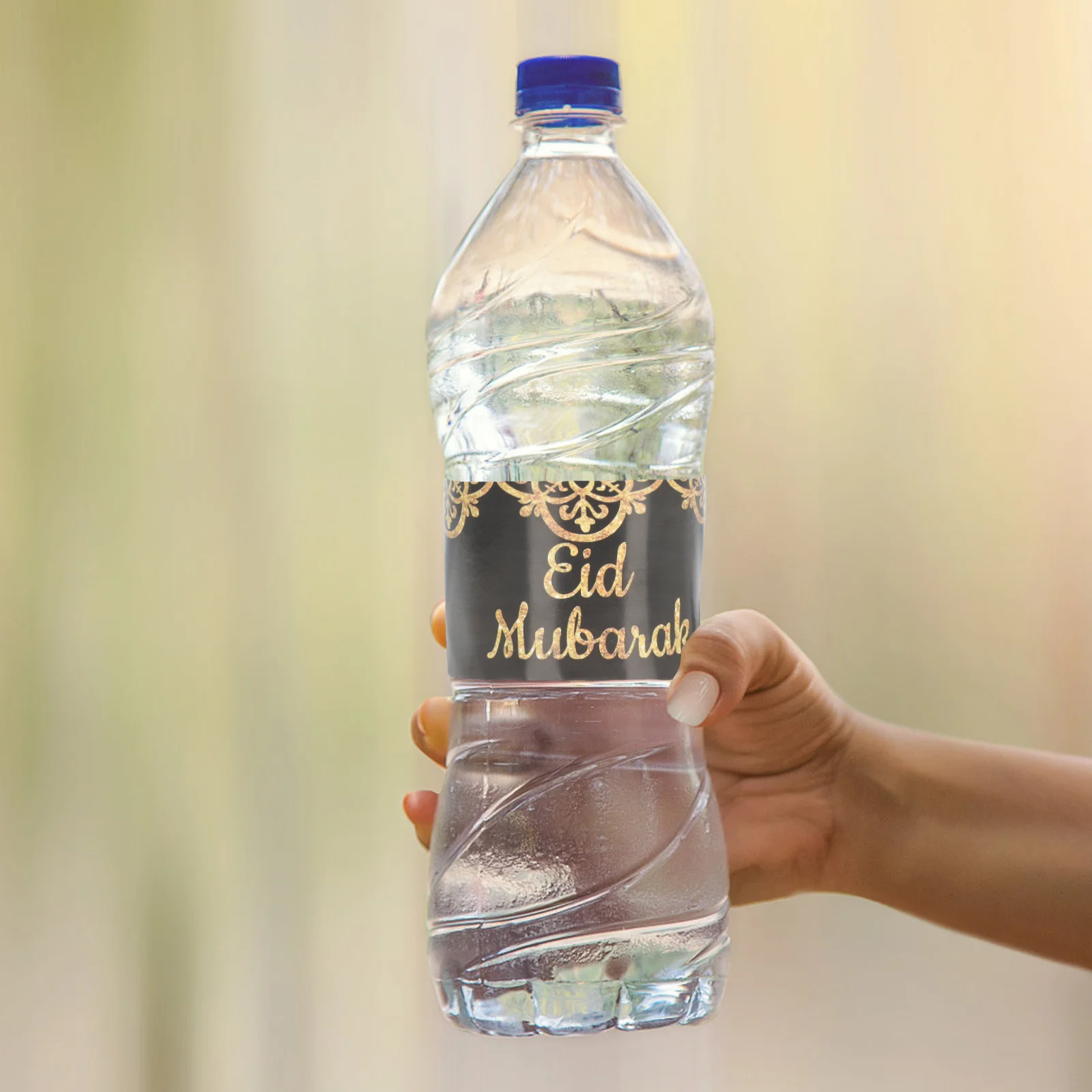 

15 листов праздничных подарочных наклеек для бутылок с минеральной водой, декоративные наклейки-пломбы для Ид и Рамадана, DIY-этикетки, наклейки для рукоделия на тему Рамадана