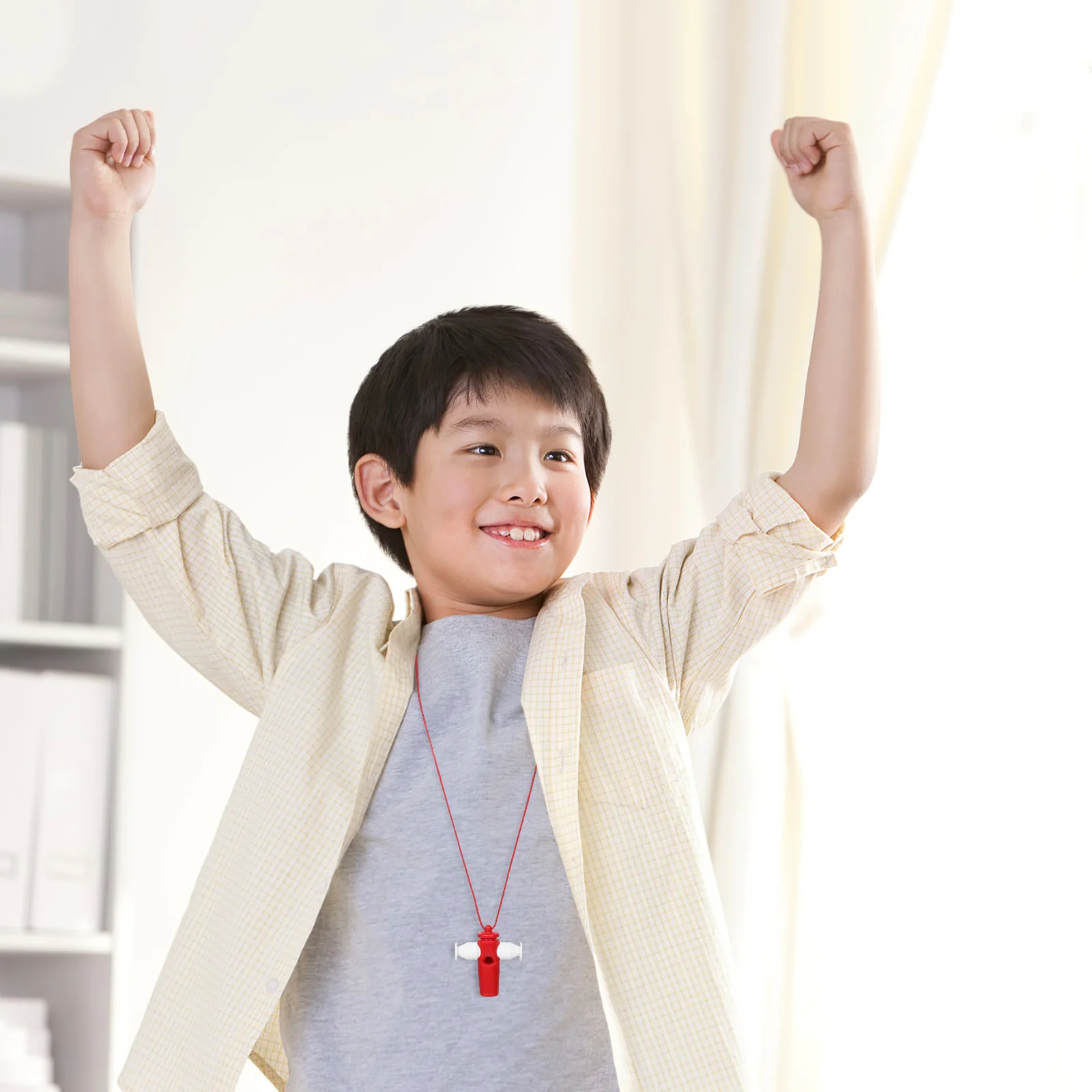 

Samba Whistle Red Plastic Handheld Musical Instrument For Kids Party Noise Maker Camping Outdoor Survival Fun Lightweight