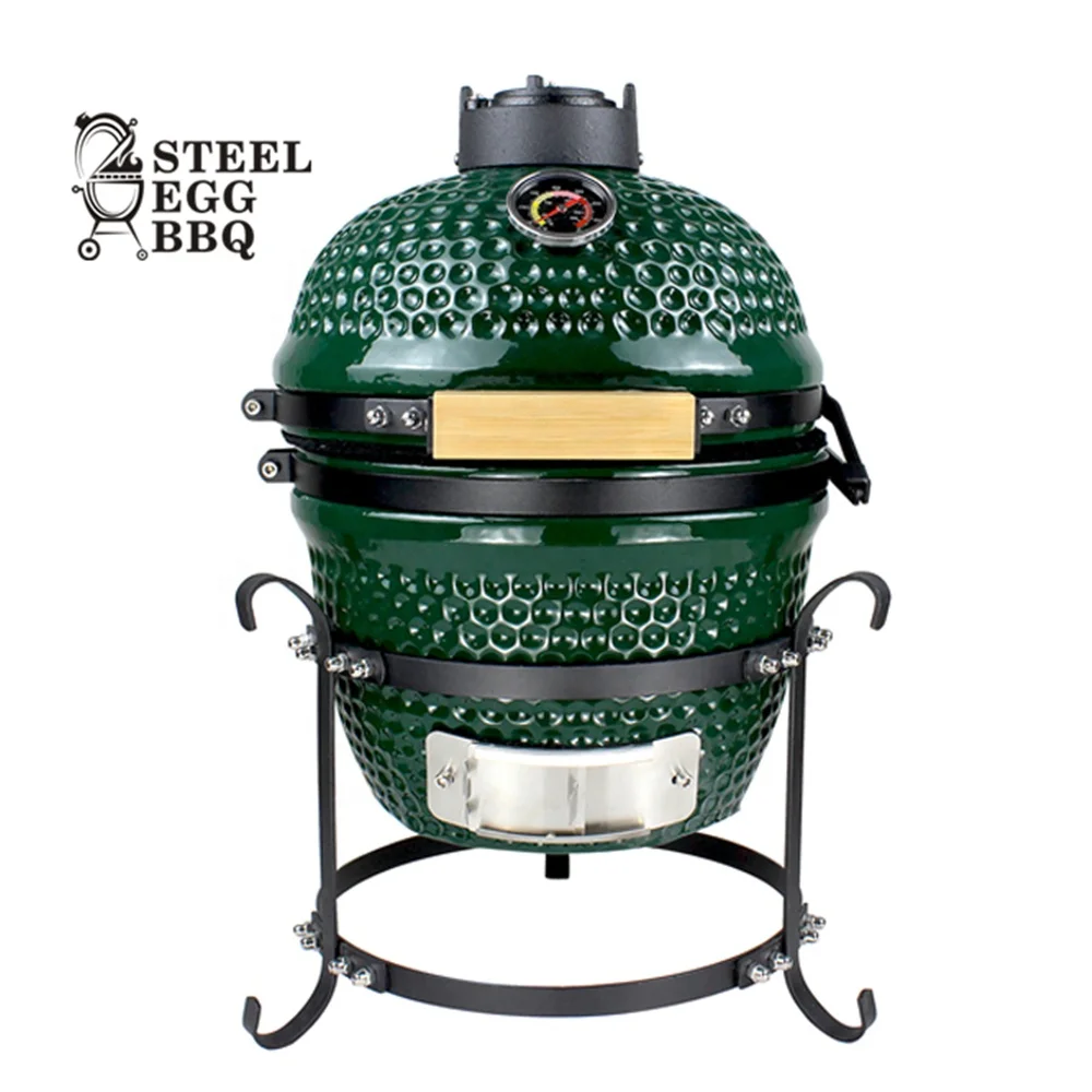 SEB KAMADO artykuły ogrodowe akron mini zielony kolor jajko grill grill ceram cordierite ceramiczny piekarnik dla palaczy tandoor mięso grill na