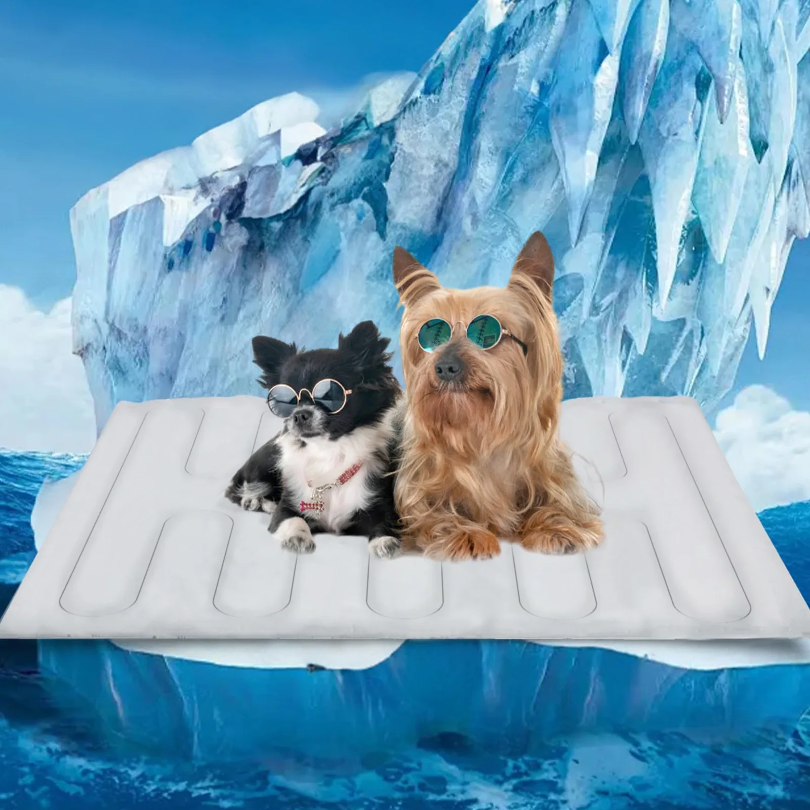 

Amazon pet ice pad dog ice pad cat summer cooling pad sleeping heatstroke cooling artifact cool and breathable