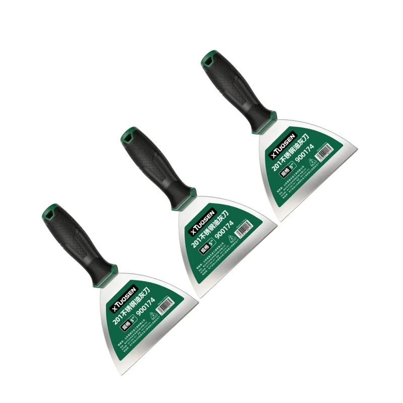   3Pcs Stainless Putty Blade Scrapers Scraping Tool Set For Wall Paint Removal