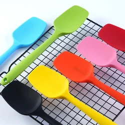 Kitchen Silicone Spatula Non Stick Cooking Dough Scrape Cream Heat-Resistant Utensils Baking Cake Brush Tools