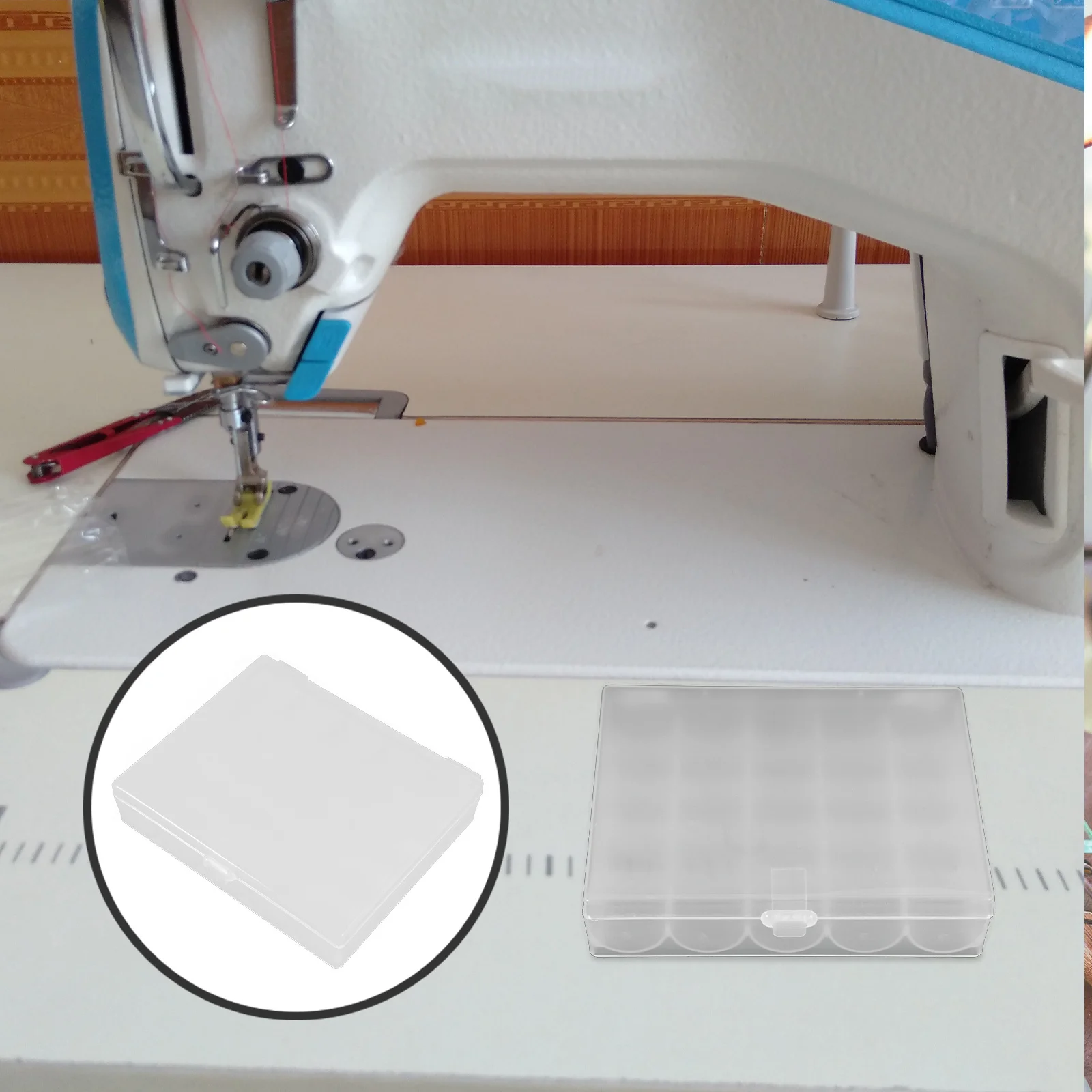 

2 Pcs Thread Container Bobbin Holder Case Sewing Supplies Spool Holders Storage