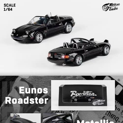 MT In Stock 1:64 MX5 Eunos Roadster Miata NA Pandem Metallic Black Diecast Diorama Car Model Toys MicroTurbo