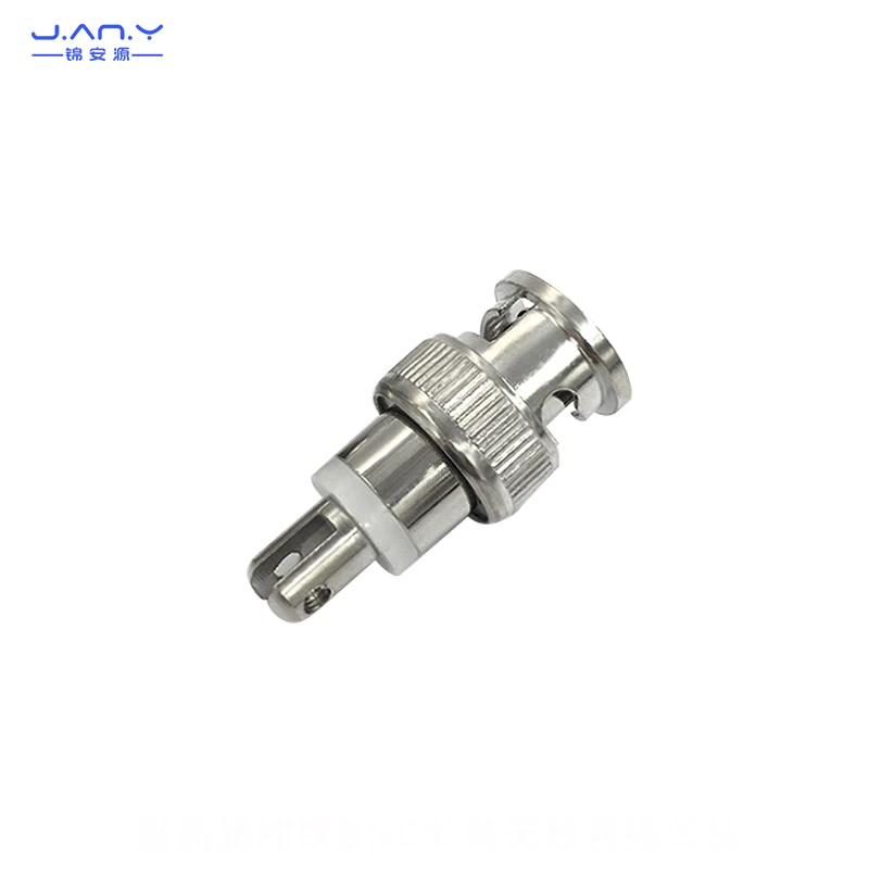 BNC Rotary Welding Joint RF Coaxial Connector, Q9 Cabeça para UHF Flat Antenna Locking Osciloscópio, 1 Pc