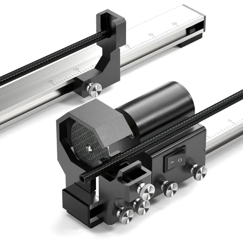 

Adjustable Archery Arrow Saw, 2x Resin Blades, 4.3-32 Range, Precision Scale & Dust Cover