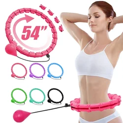 24 Node Smart Weighted Fitness Ring Detachable Fitness Sports Circle Fat Burning Exercise Ring for Slimming Weight Loss Exercise