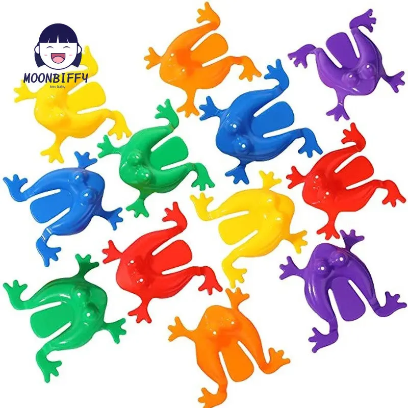 

Jumping Frog Toys Parent-child Bounce Frogs Anxiety Toy for Kids Assorted Stress Relief Toys for Children Birthday Party Gift