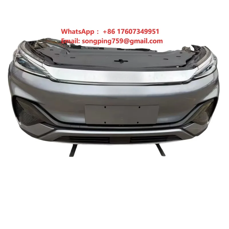 A Set of Front Car Bumper for BYD Yuan/Yuan Plus, Including Headlights and Radiator, Used Condition