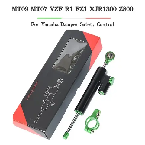 CNC 오토바이 조향 안정화 댐퍼 안전 제어 브래킷 장착 키트 Yamaha MT 09 MT07 YZF R1 FZ1 XJR1300 MT-07 Z800