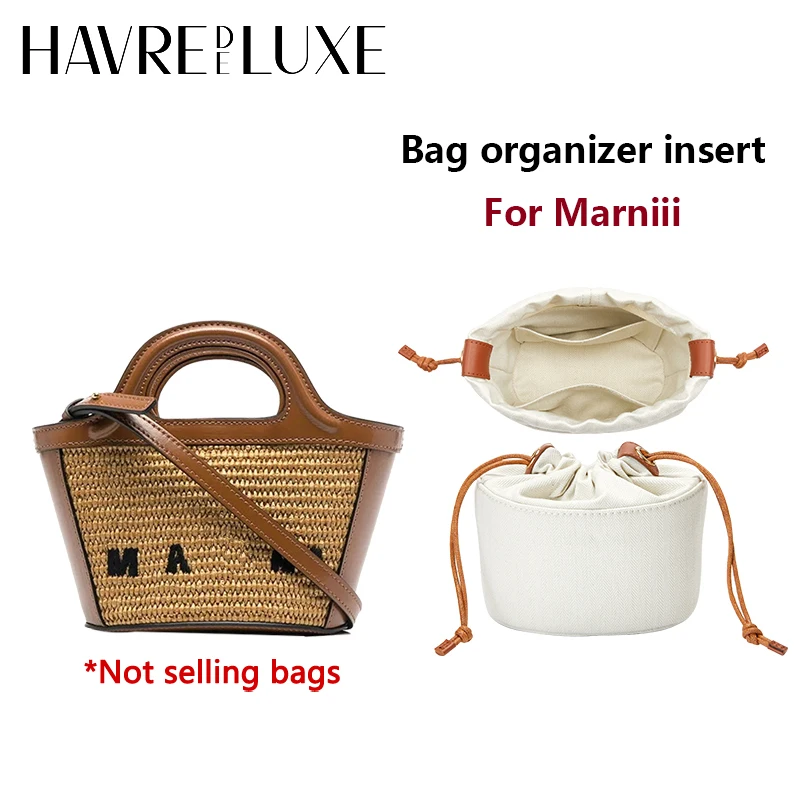 Drawstring bag organizer insert for women bag canvas material lightweight bag support storage inner modification bag accessories