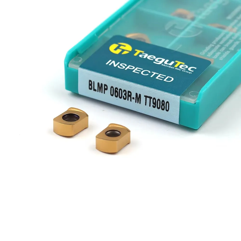 10PCS BLMP0603R-M TT9080 Milling Cutter Inserts Lathe Machining Center Turning Cutters BLMP Series Milling Cutting Knife Blades