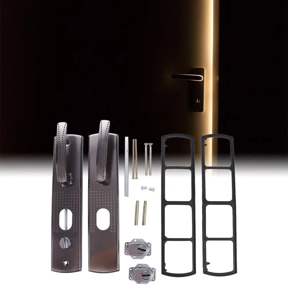 Household Hardware Universal Security Door Handle Thickened Practical Panel Handle Aluminium Alloy Multi Function Door Lock Home