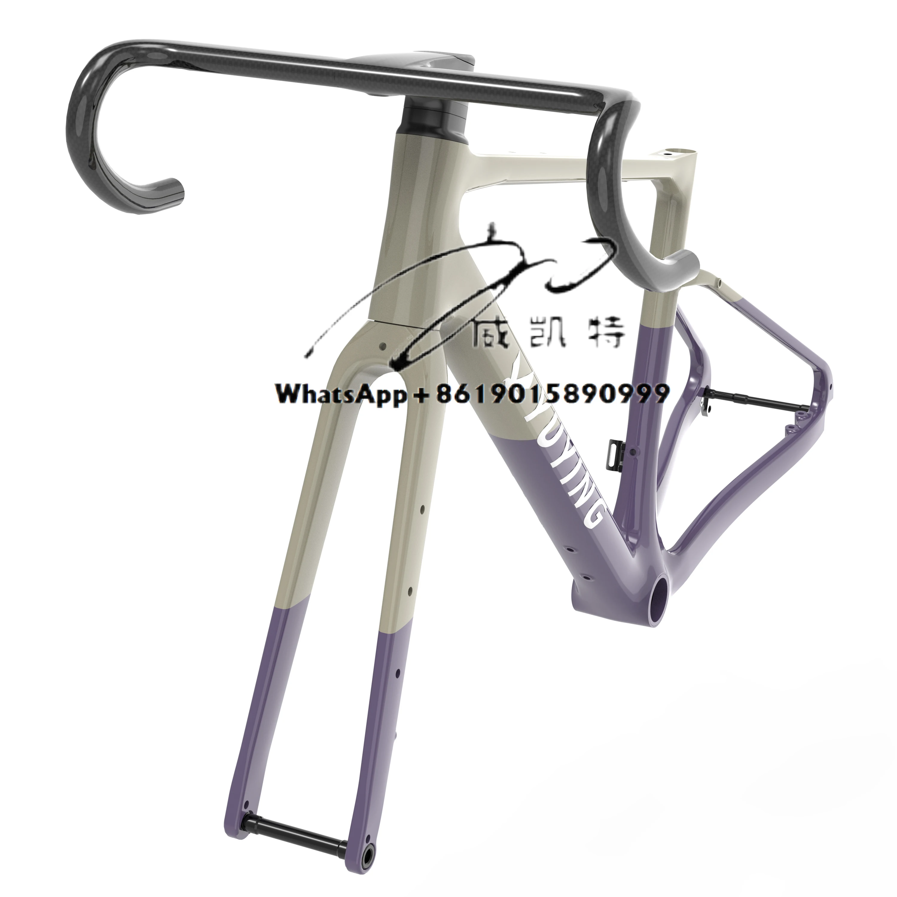 

Gravel Carbon Frame Sets 700c*45c Wide Tire City Ride Factory Quality Lightweight Frame Sets